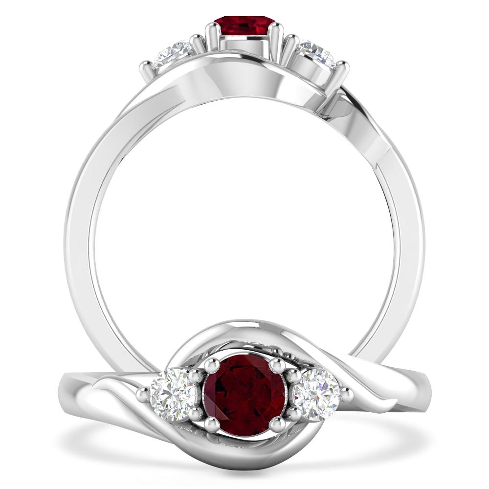 White Gold - Garnet