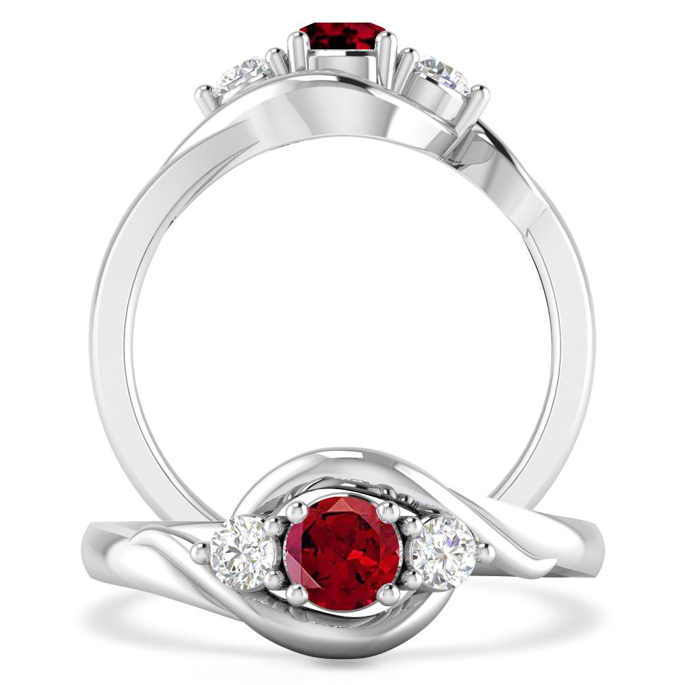 White Gold - Garnet