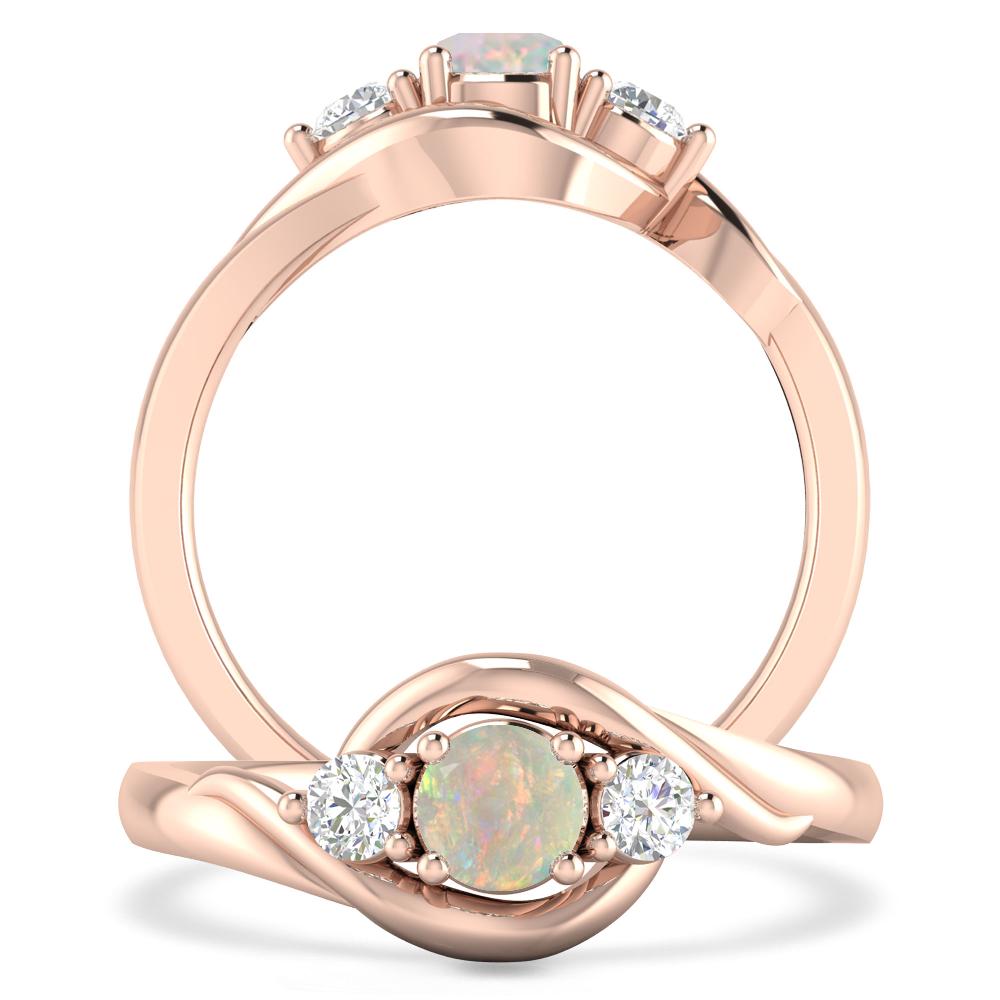 Rose Gold - Opal