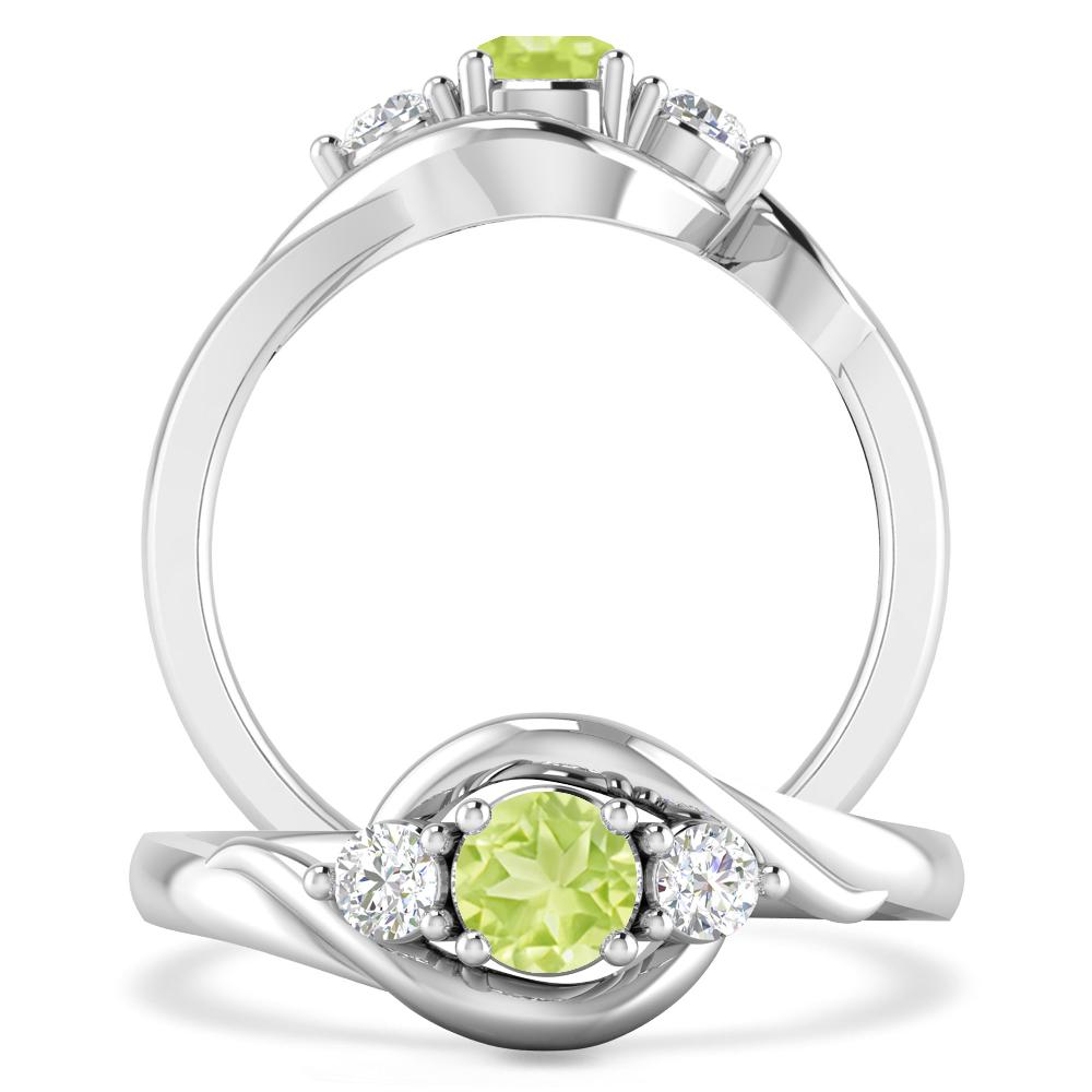 White Gold - Peridot