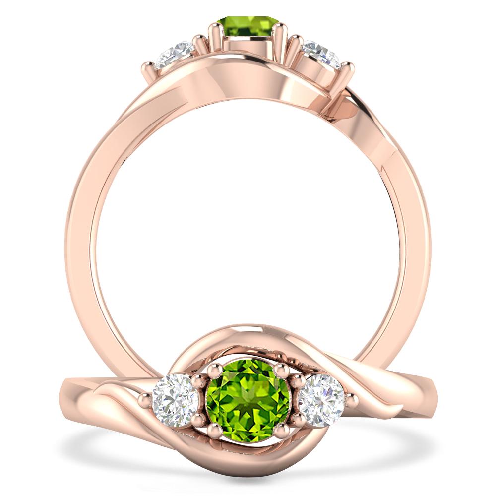 Rose Gold - Peridot