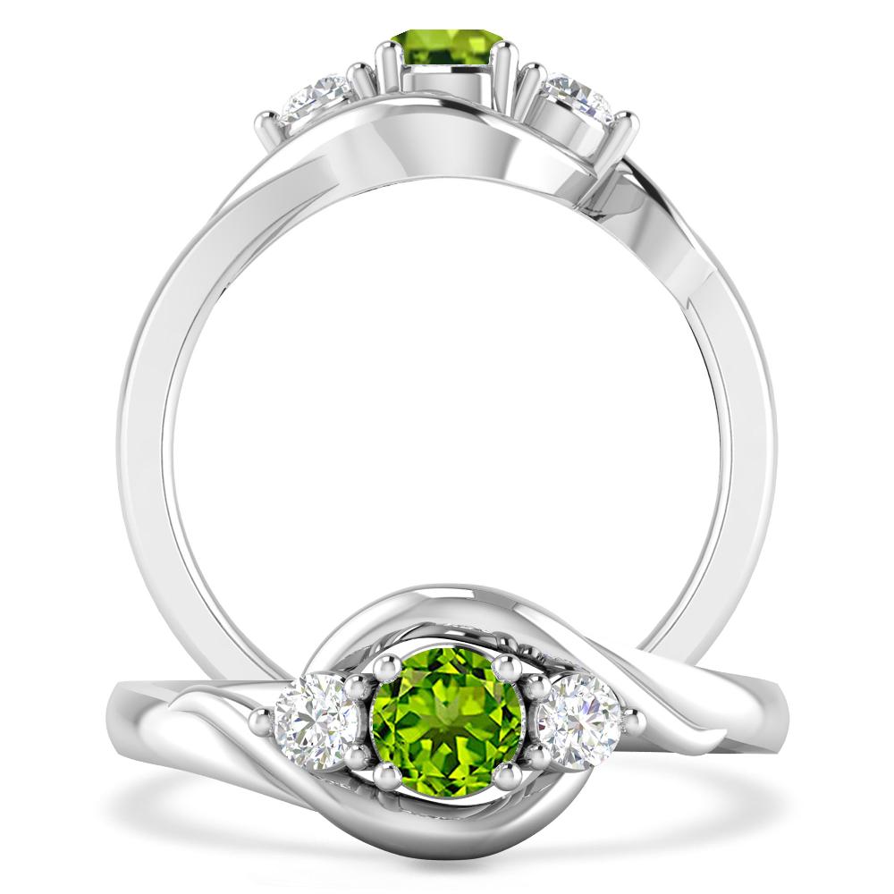 White Gold - Peridot