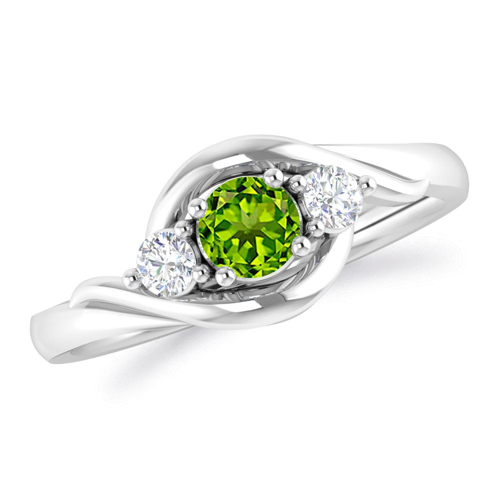 White Gold - Peridot