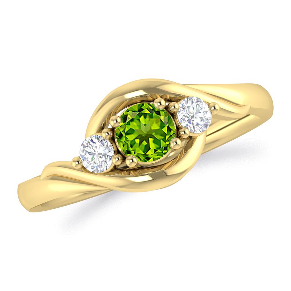 Yellow Gold - Peridot