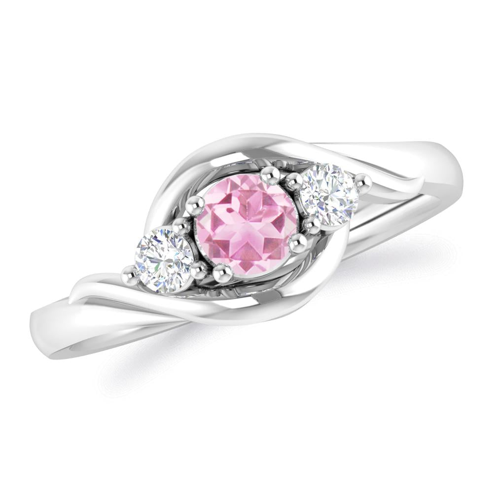 White Gold - Pink Tourmaline