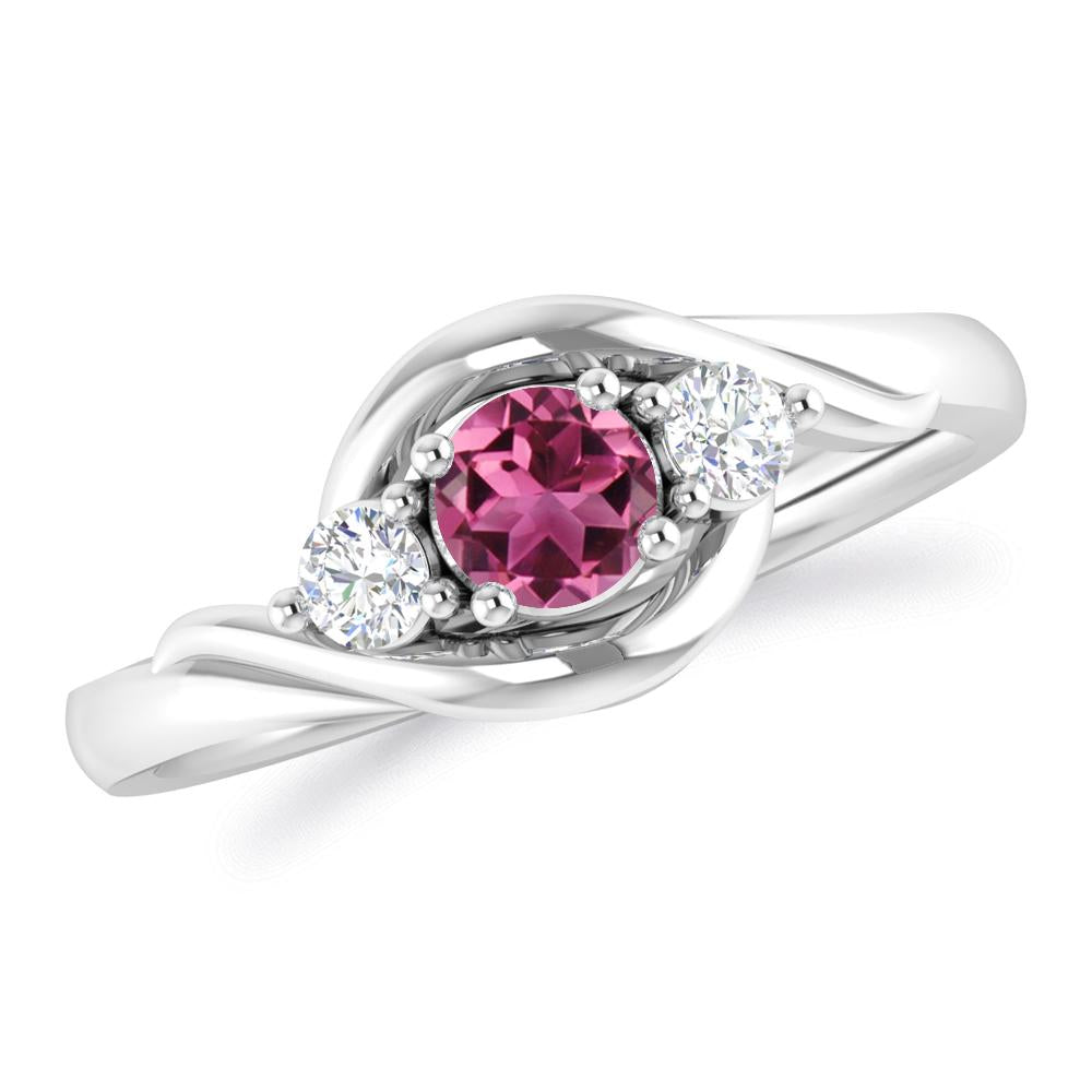 White Gold - Pink Tourmaline