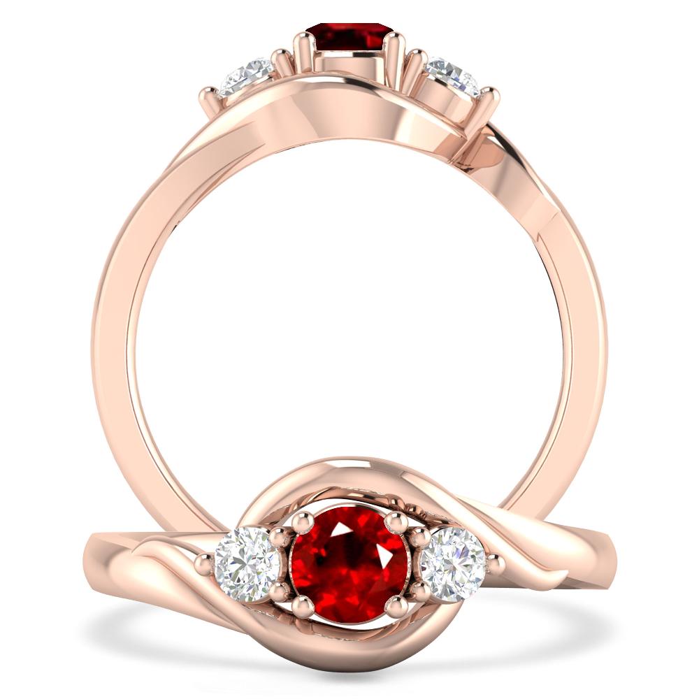 Rose Gold - Ruby