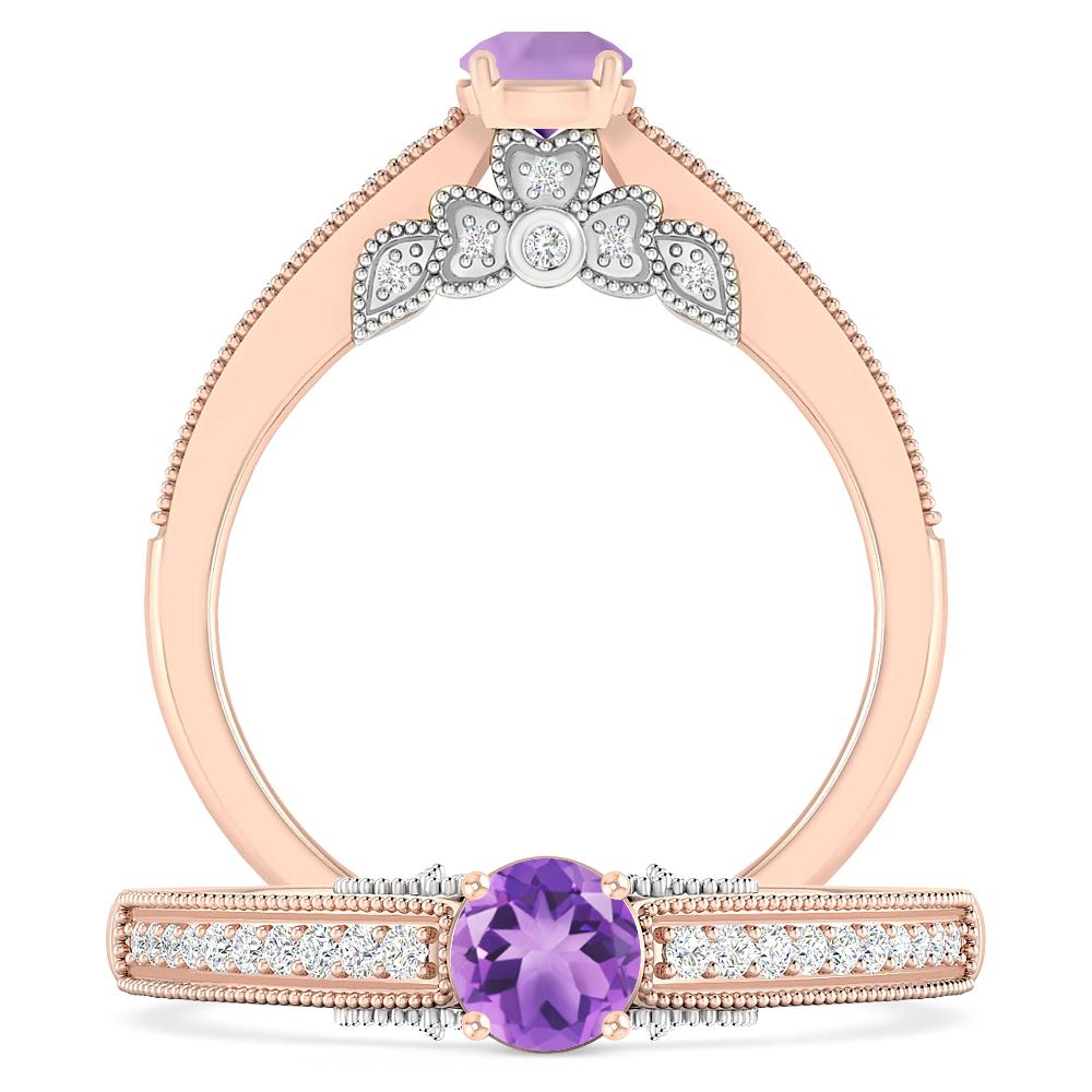 Rose Gold - Amethyst