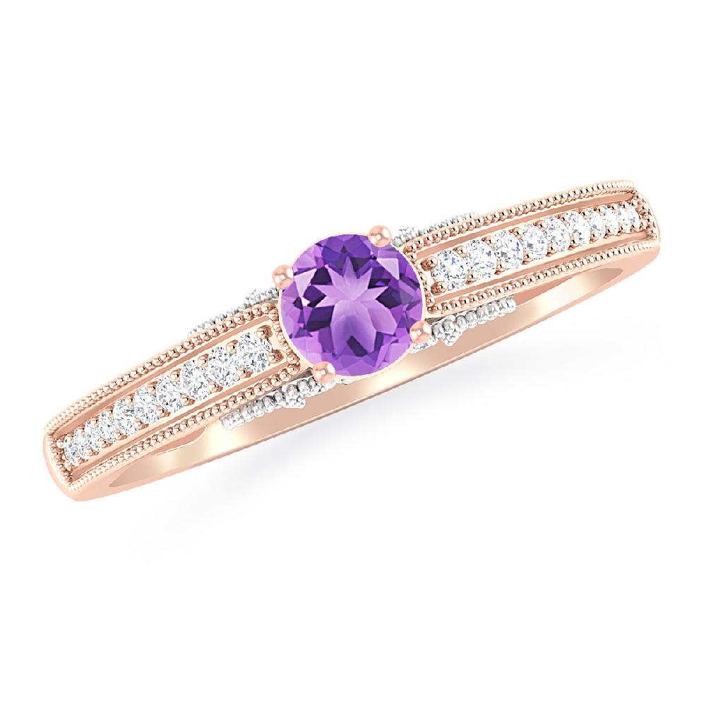 Rose Gold - Amethyst