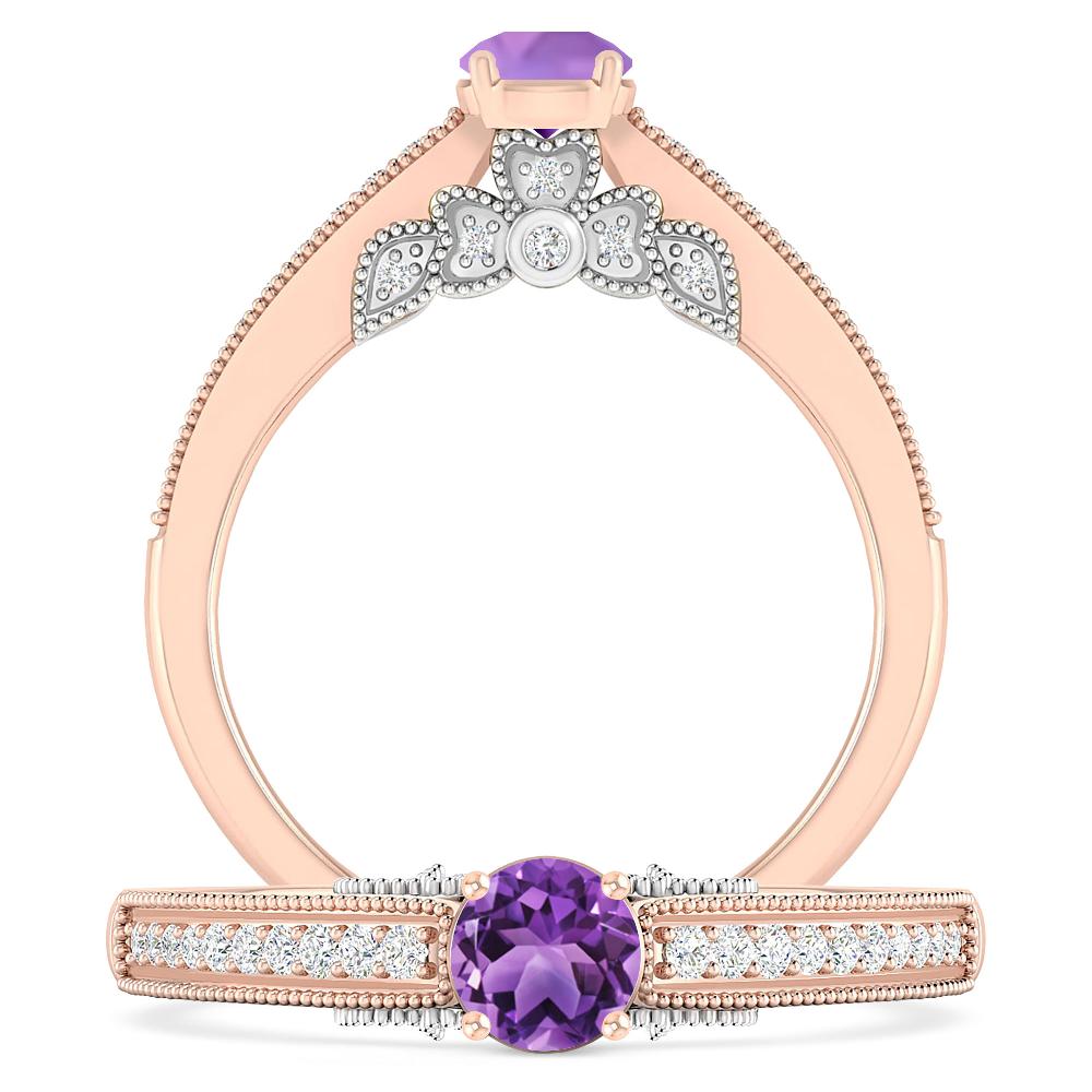 Rose Gold - Amethyst