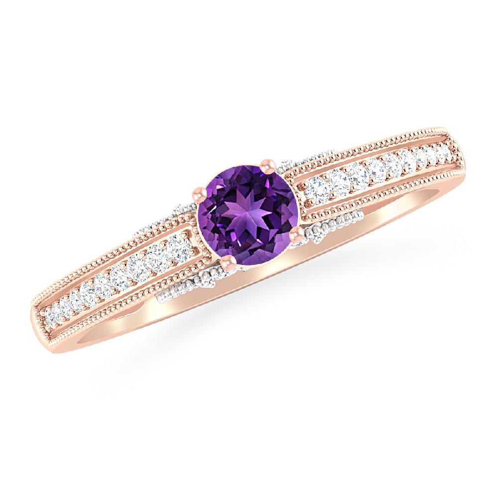 Rose Gold - Amethyst