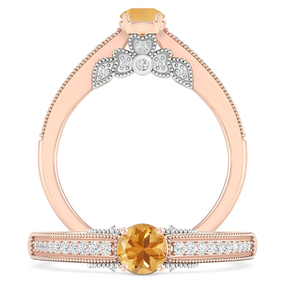 Rose Gold - Citrine