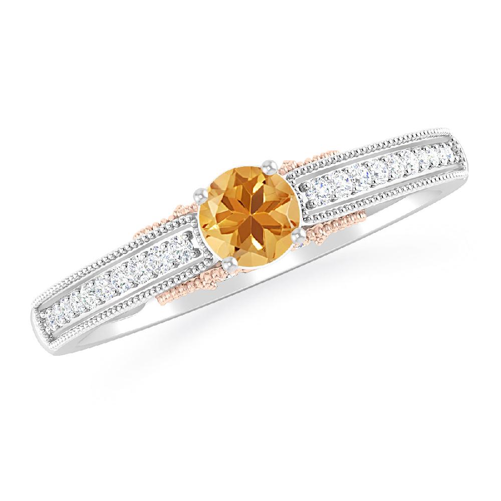 White Gold - Citrine