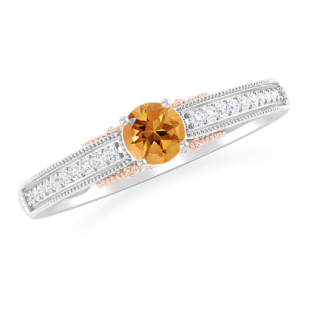 White Gold - Citrine