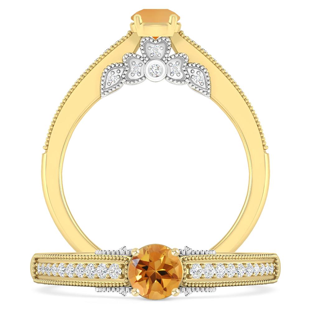 Yellow Gold - Citrine