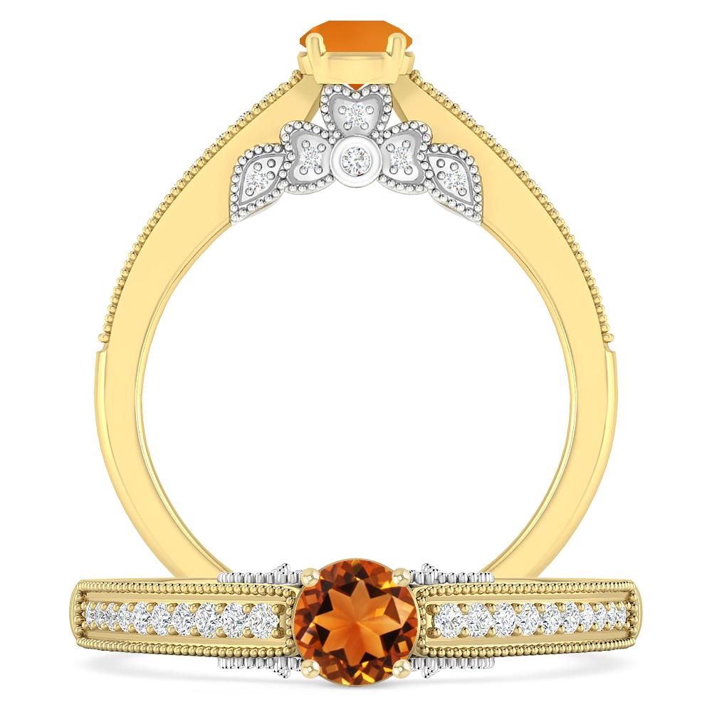 Yellow Gold - Citrine