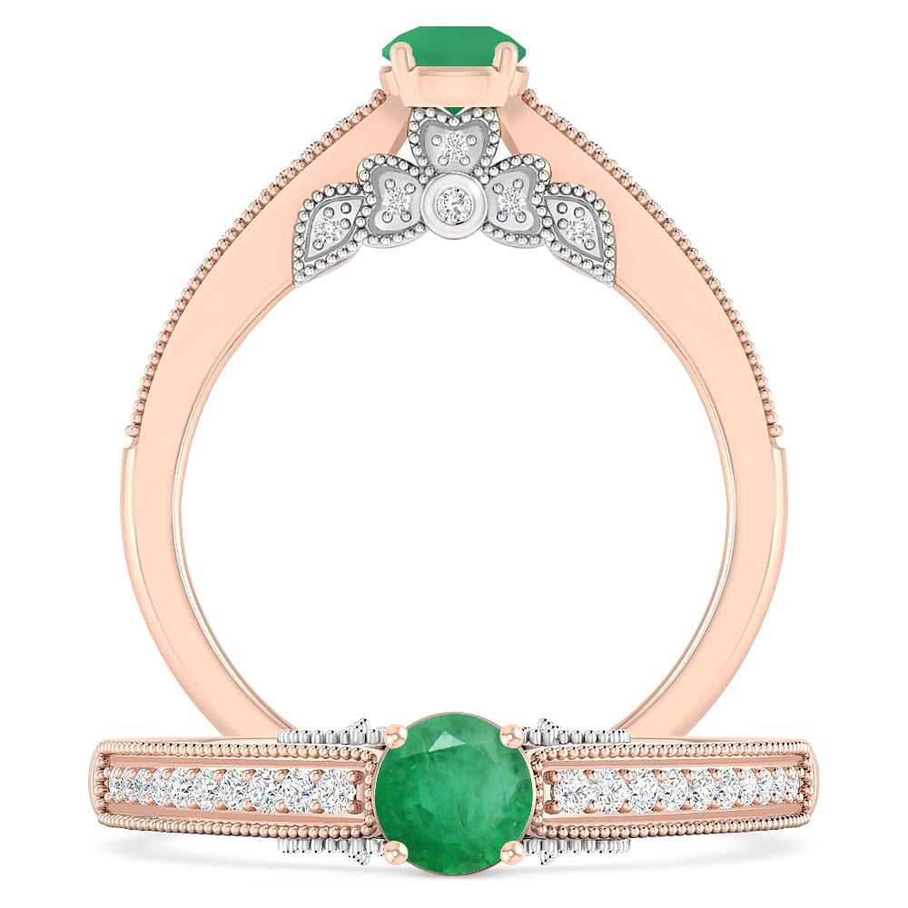 Rose Gold - Emerald