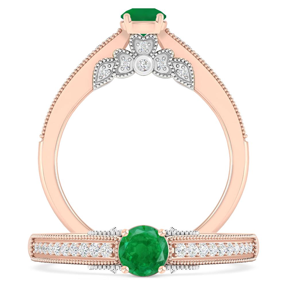 Rose Gold - Emerald