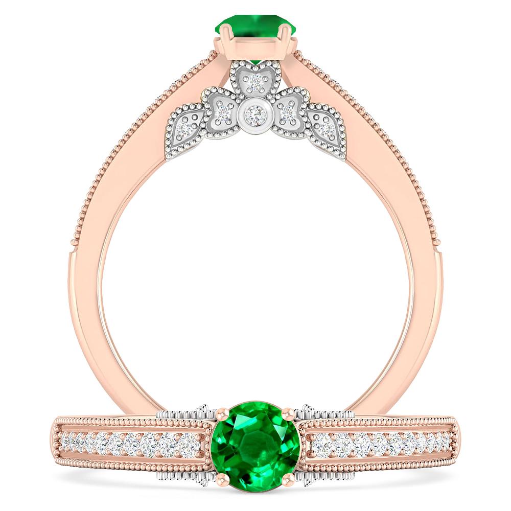 Rose Gold - Emerald