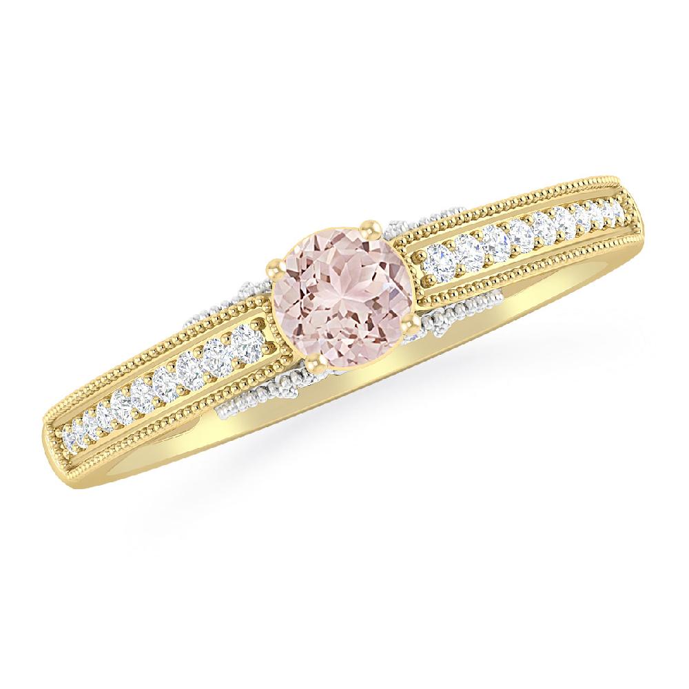 Yellow Gold - Morganite