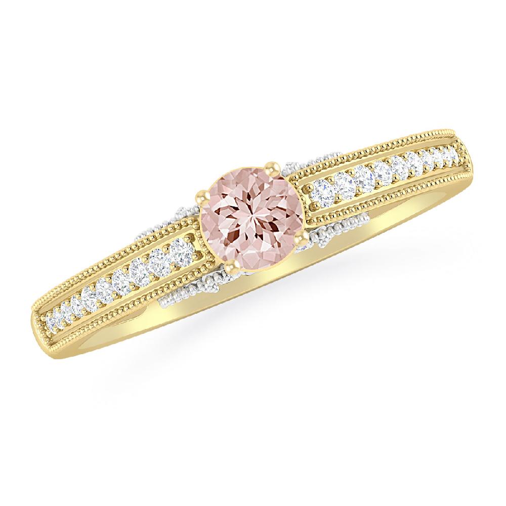 Yellow Gold - Morganite