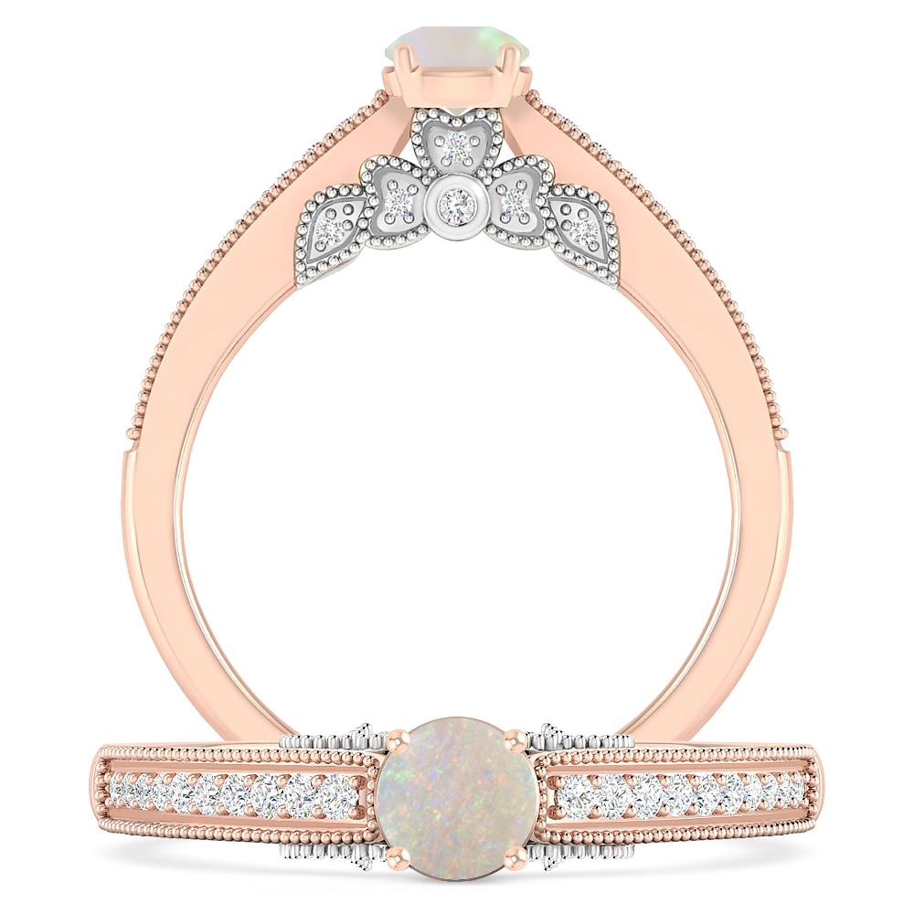 Rose Gold - Opal