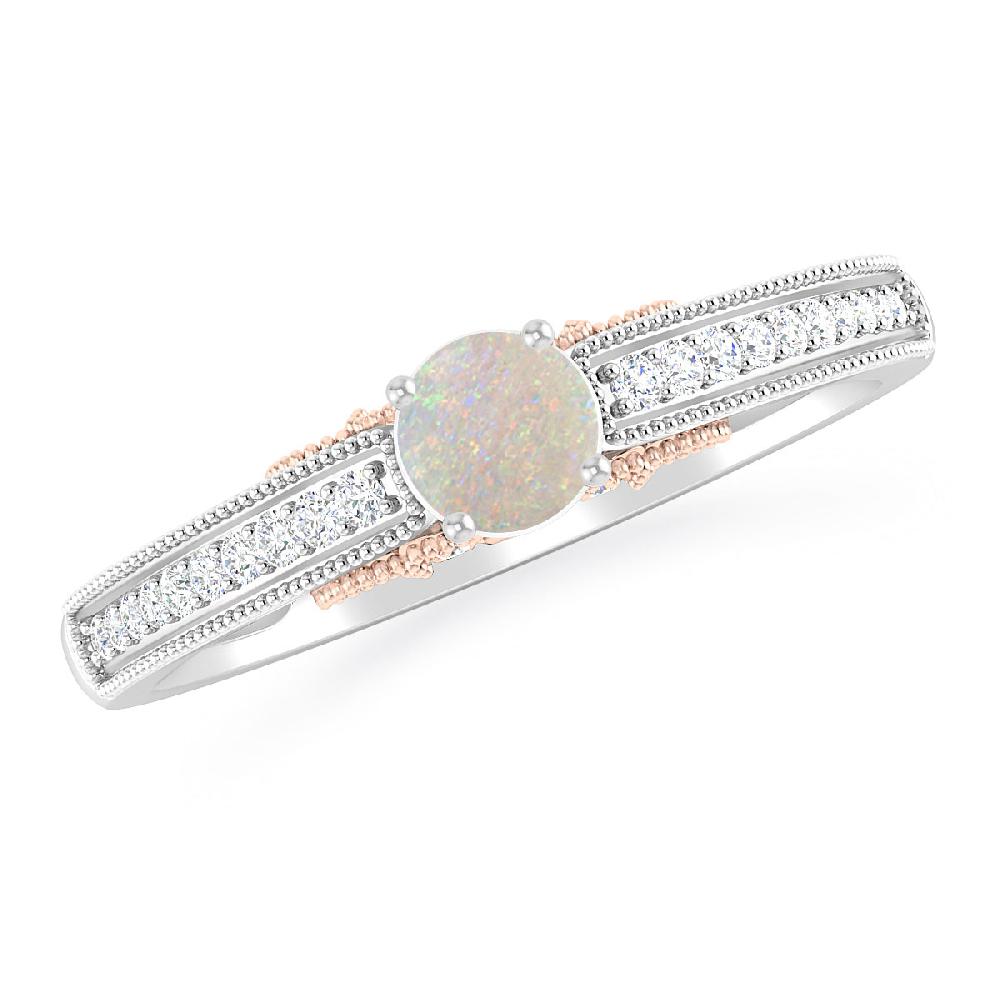 White Gold - Opal