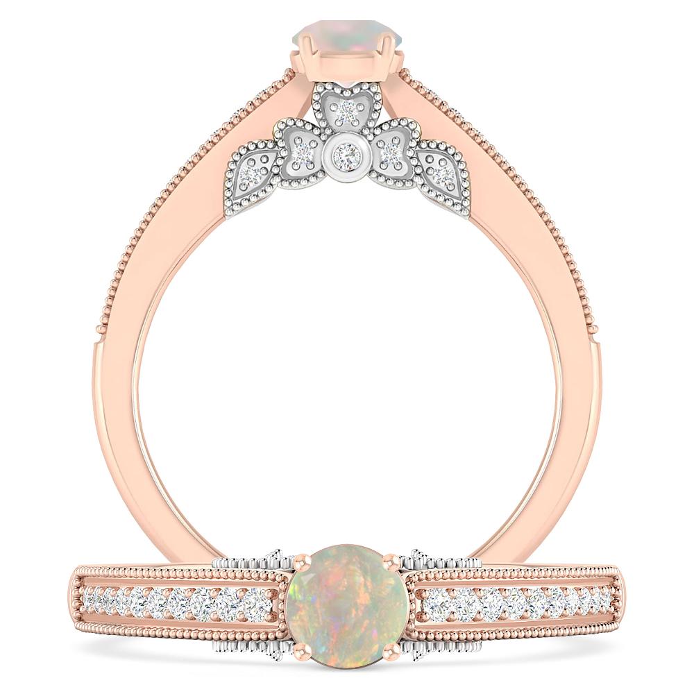 Rose Gold - Opal