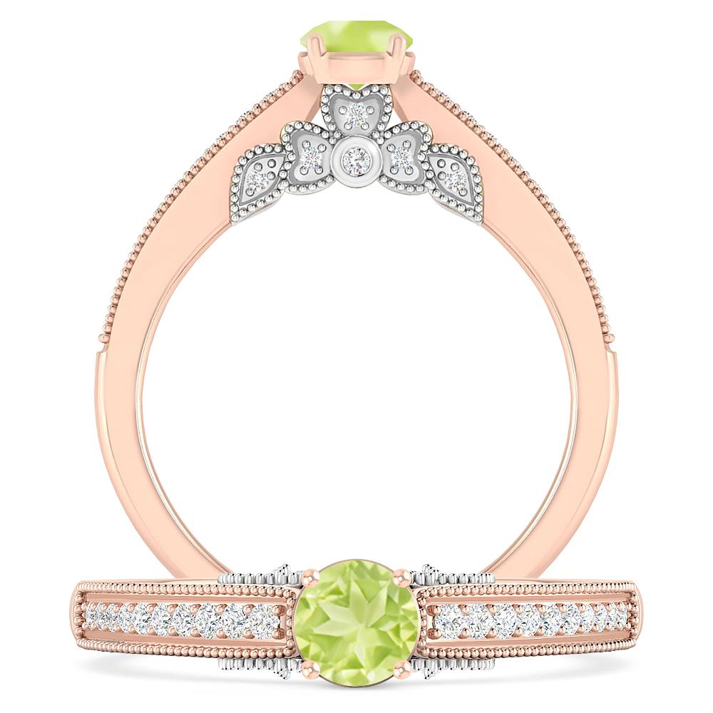 Rose Gold - Peridot