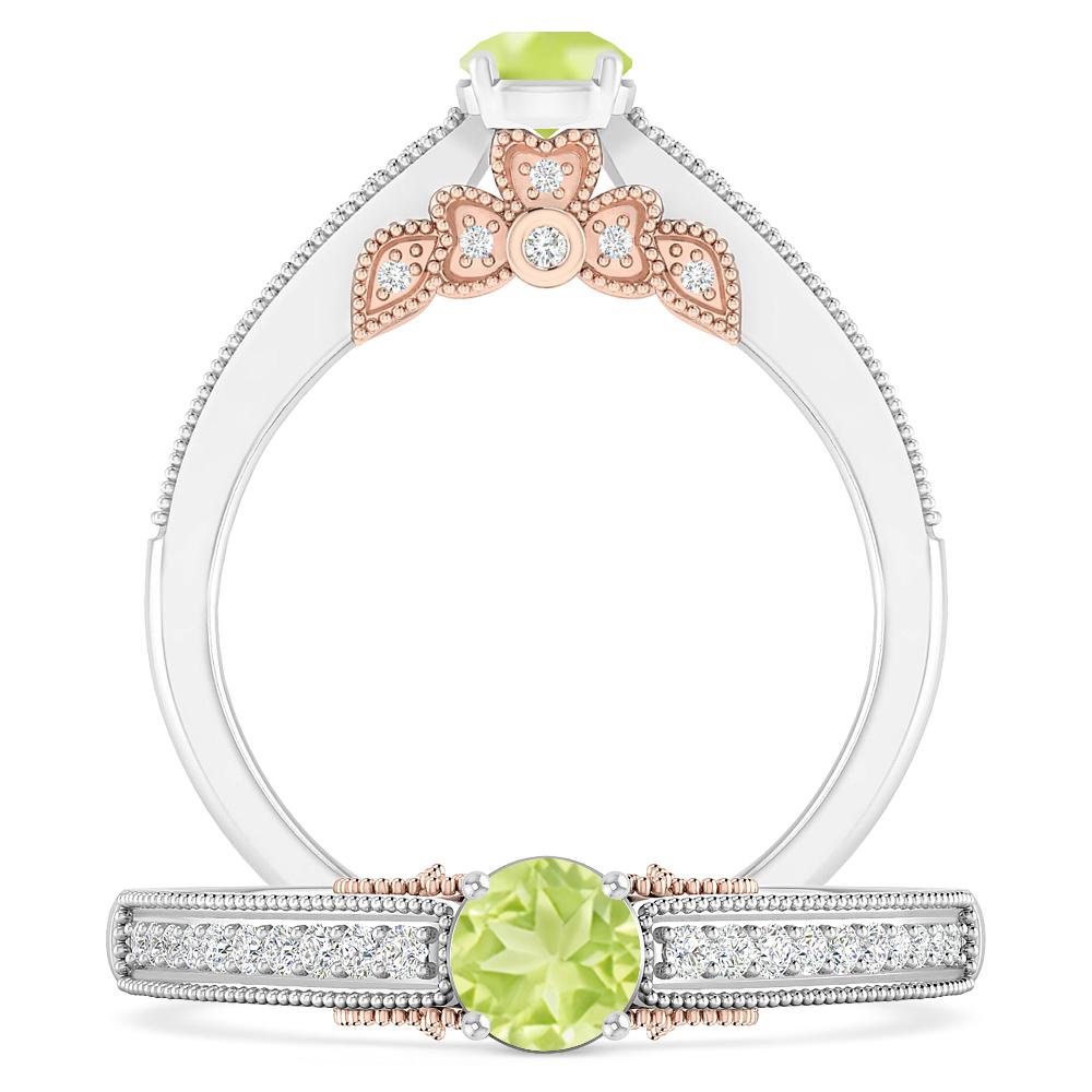 White Gold - Peridot