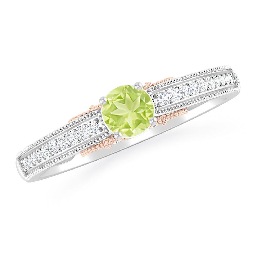 White Gold - Peridot