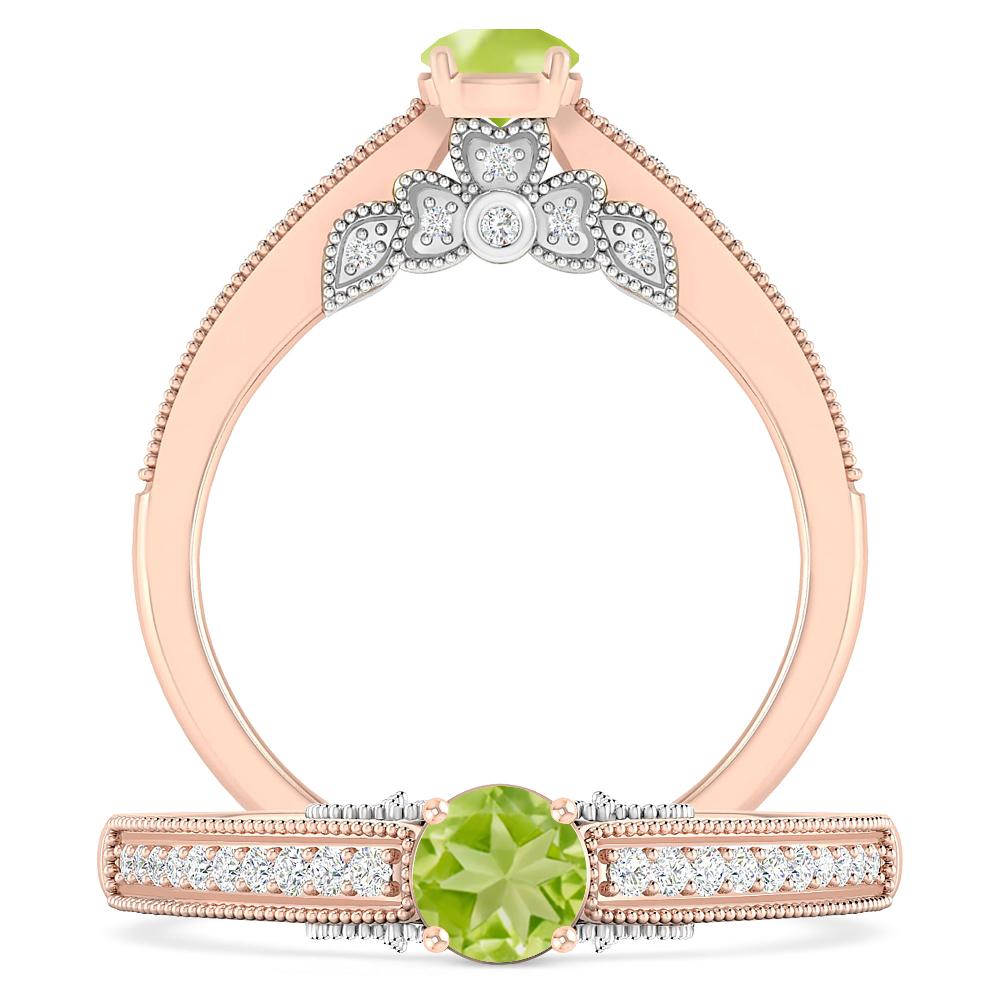 Rose Gold - Peridot