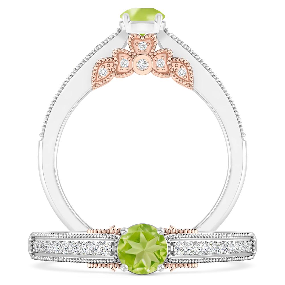 White Gold - Peridot