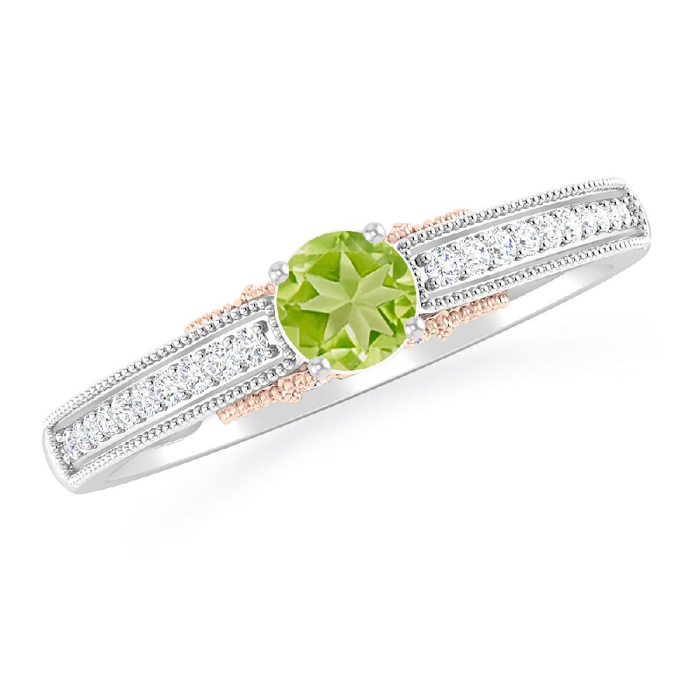 White Gold - Peridot