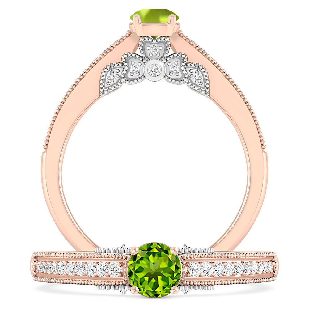 Rose Gold - Peridot