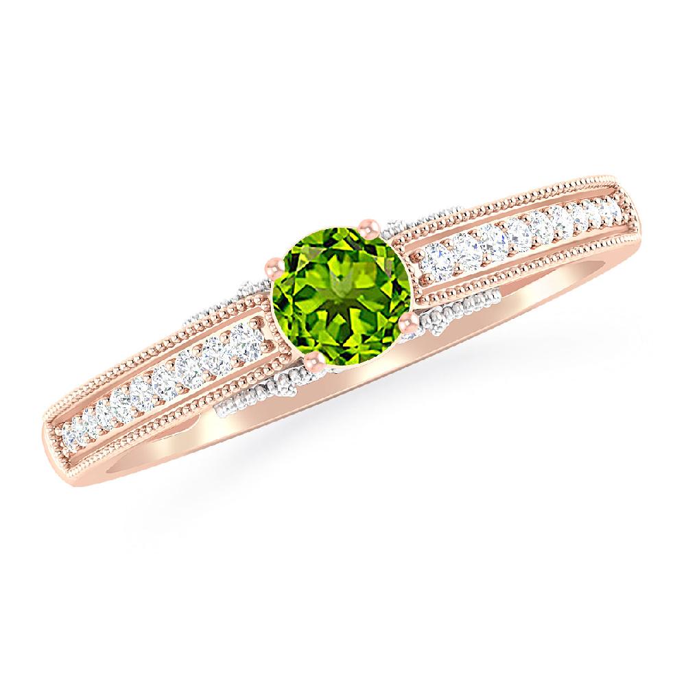 Rose Gold - Peridot