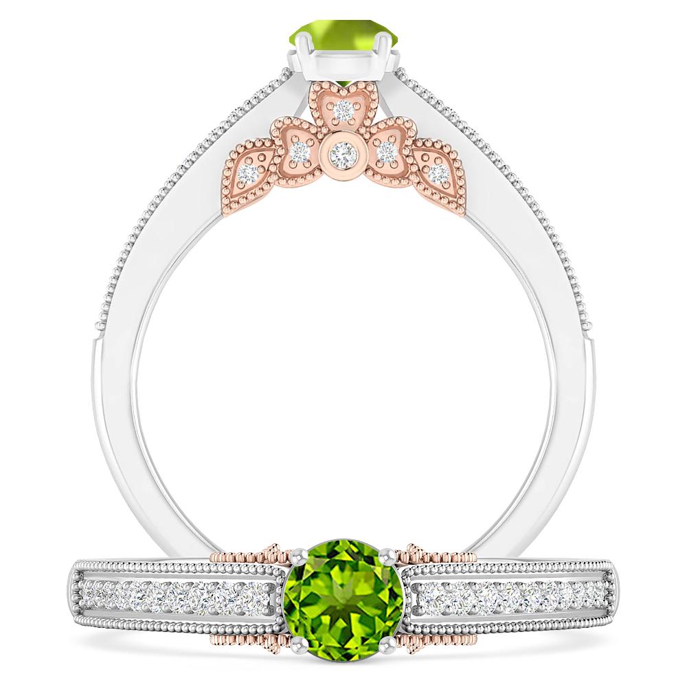 White Gold - Peridot