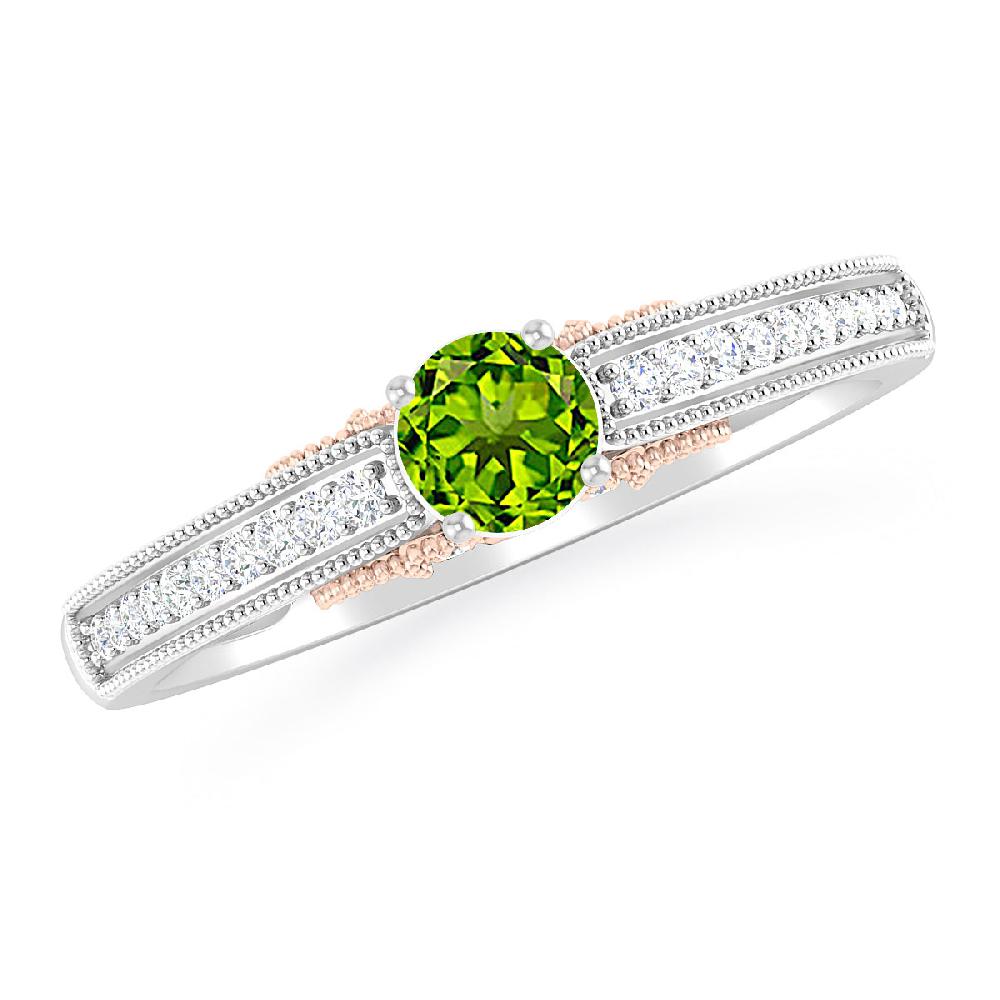 White Gold - Peridot