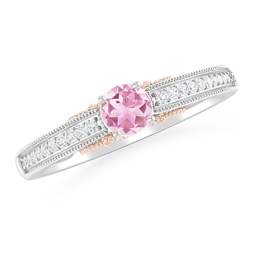 White Gold - Pink Tourmaline