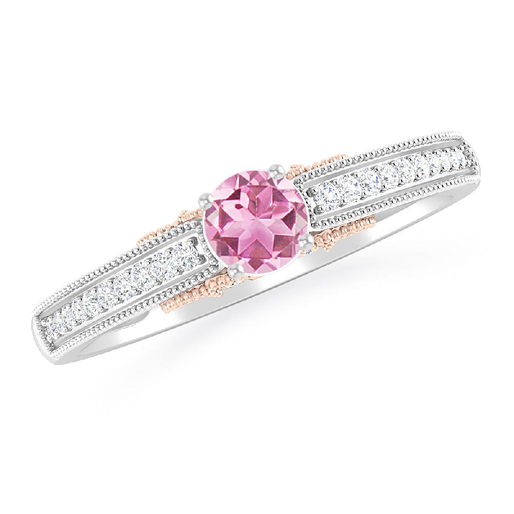 White Gold - Pink Tourmaline