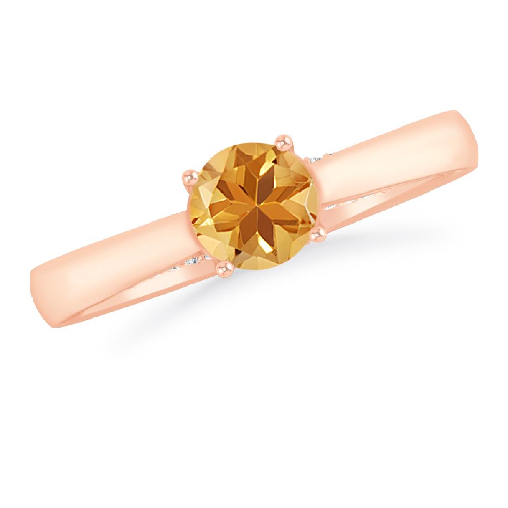 Rose Gold - Citrine