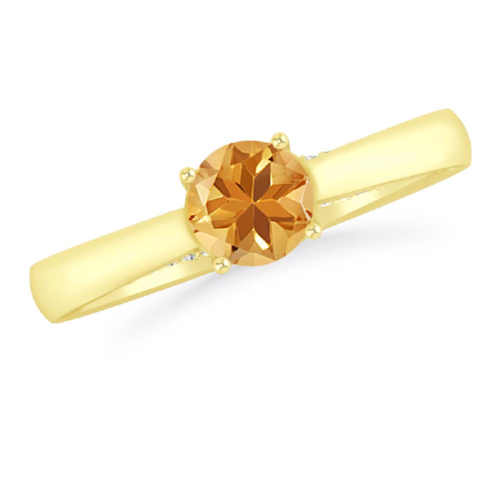 Yellow Gold - Citrine