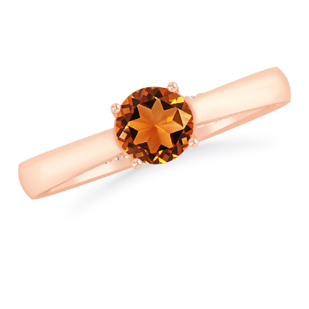 Rose Gold - Citrine