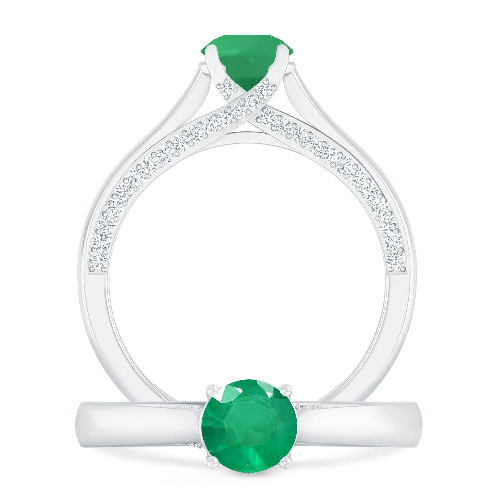 White Gold - Emerald