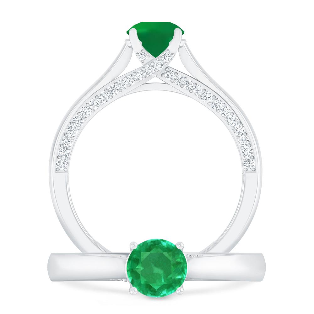 White Gold - Emerald