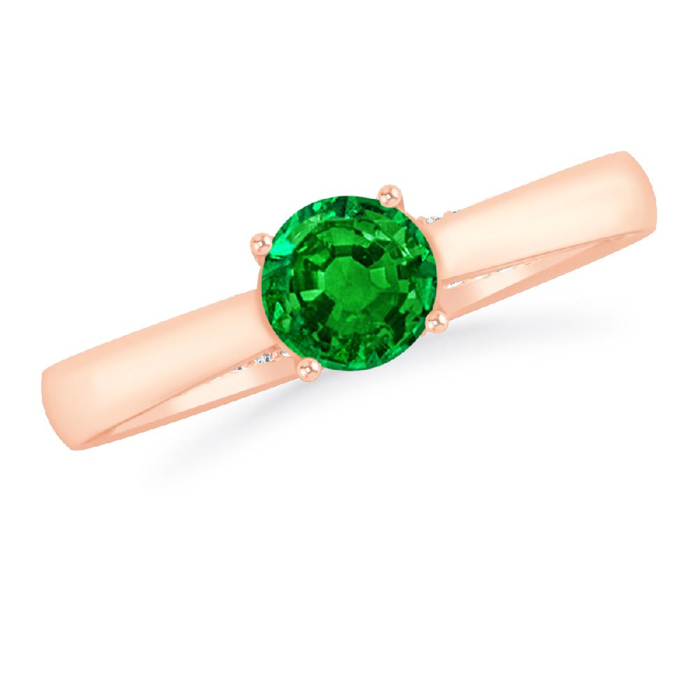 Rose Gold - Emerald