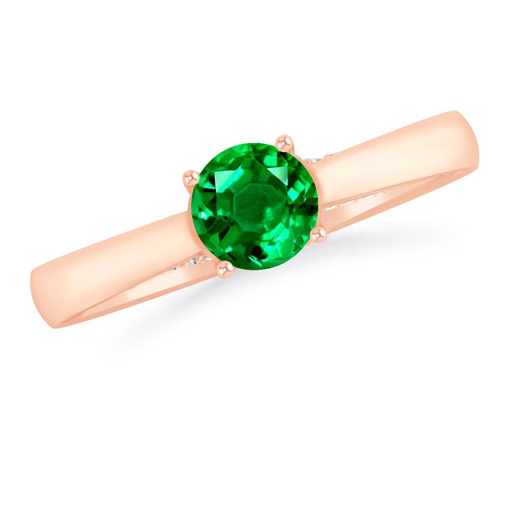 Rose Gold - Emerald