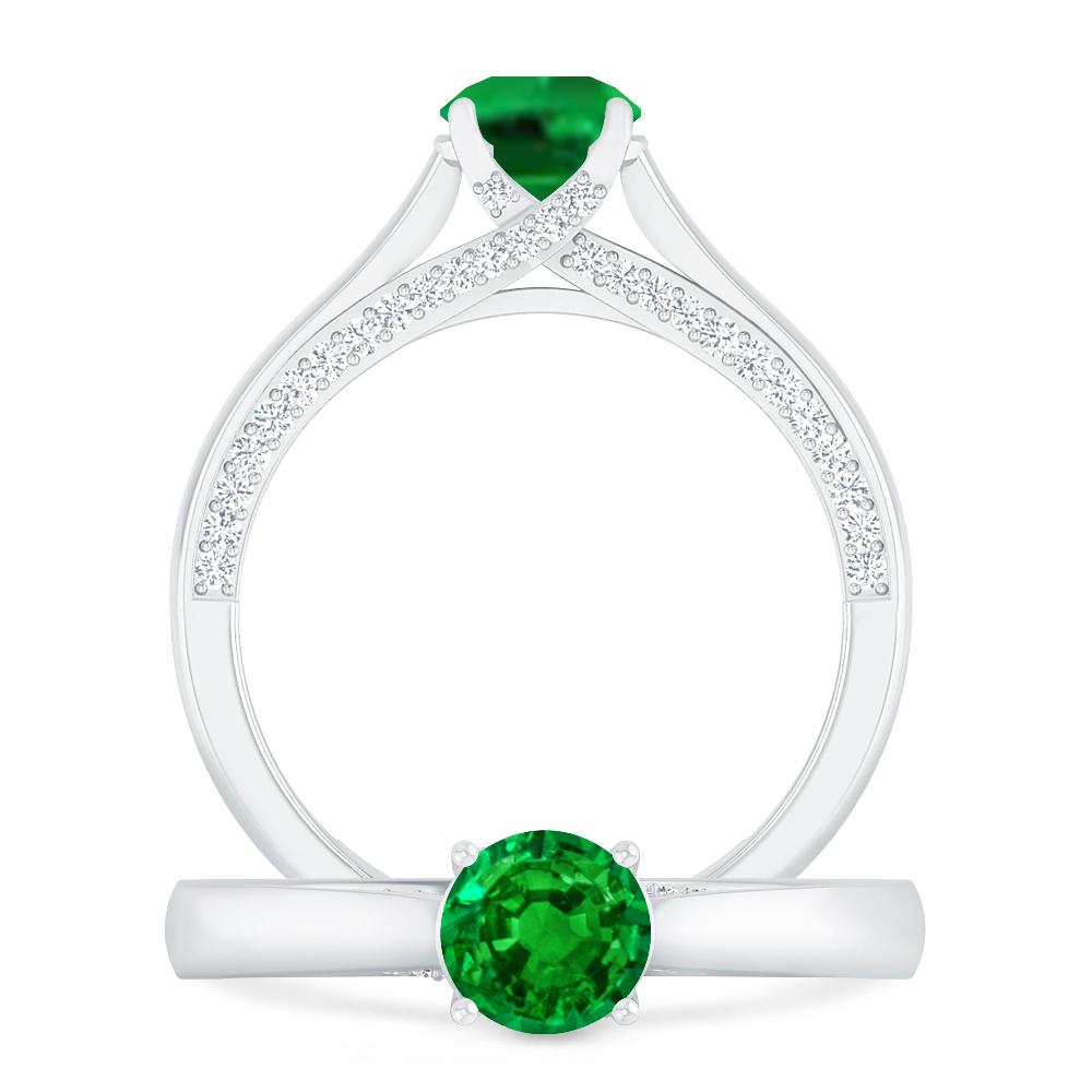 White Gold - Emerald