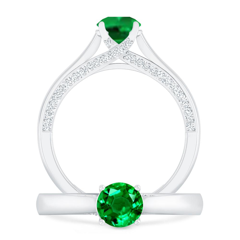 White Gold - Emerald