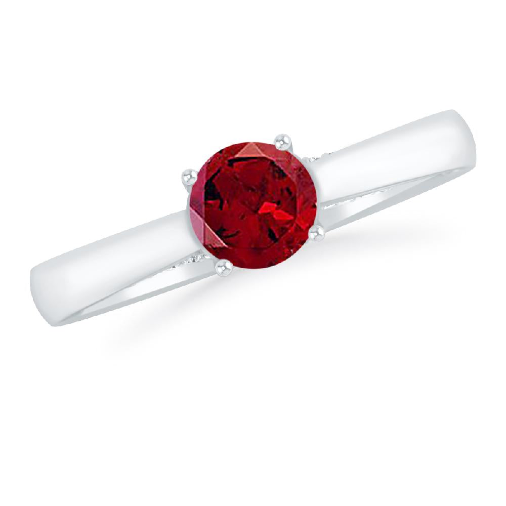 White Gold - Garnet